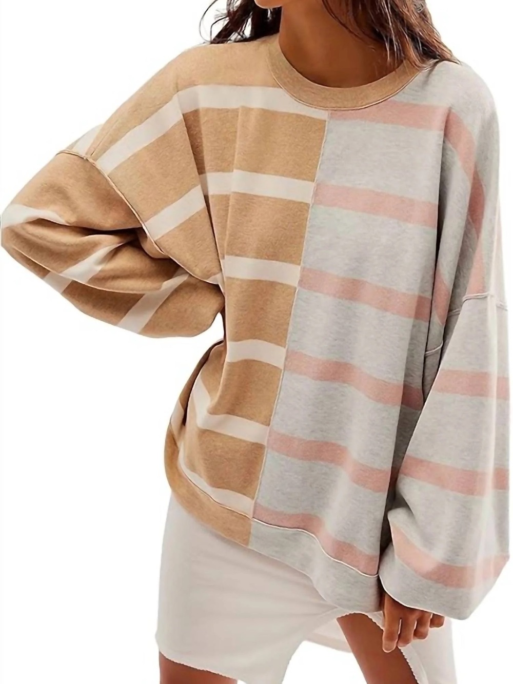 Free People - Uptown Stripe Pullover Sweater